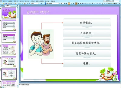 產科護士進小學課堂大膽談“性”健康(圖)