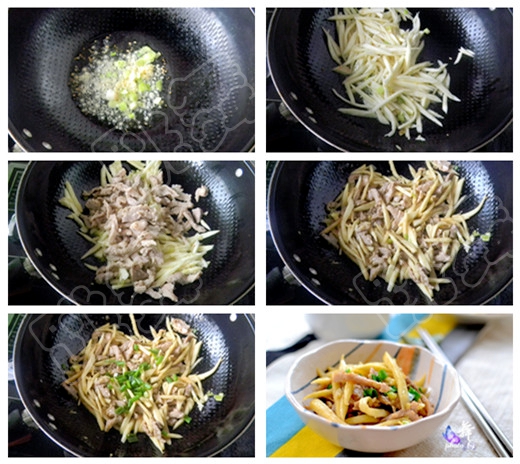 【廚藝課堂】蒜香茭白炒肉絲