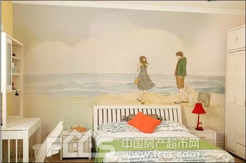 兒童房手繪墻畫很贊哦 打造卡通夢幻的童話世界