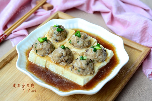 【廚藝課堂】:肉丸蒸豆腐