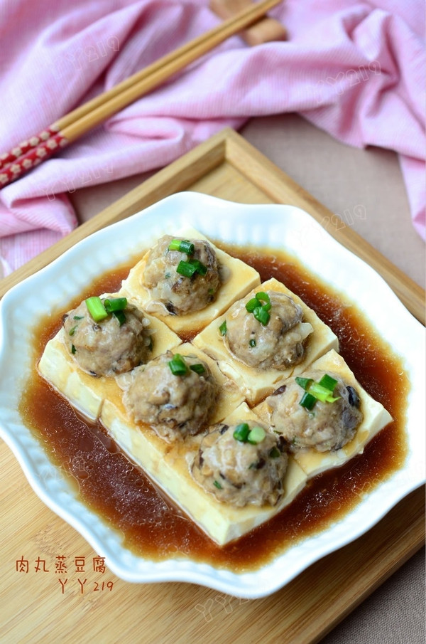 【廚藝課堂】:肉丸蒸豆腐