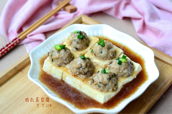 【廚藝課堂】:肉丸蒸豆腐