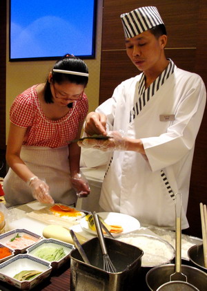 馬哥孛羅東方大酒店舉辦日本料理烹飪課(圖)
