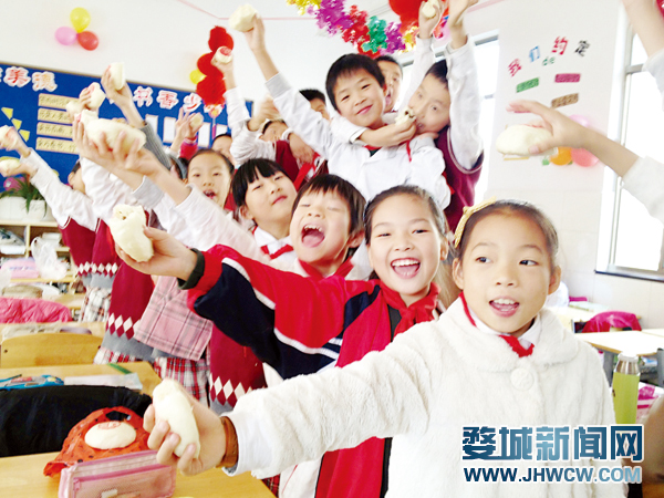 親子課堂,我們一起做饅頭